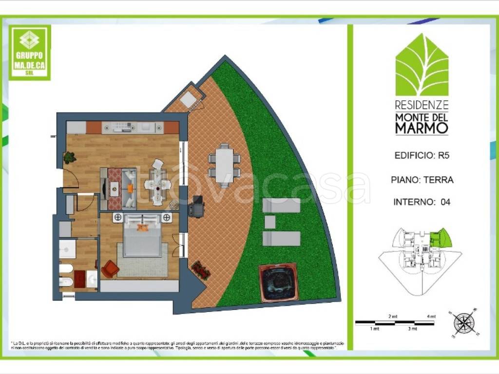 appartamento in vendita a Roma in zona Primavalle