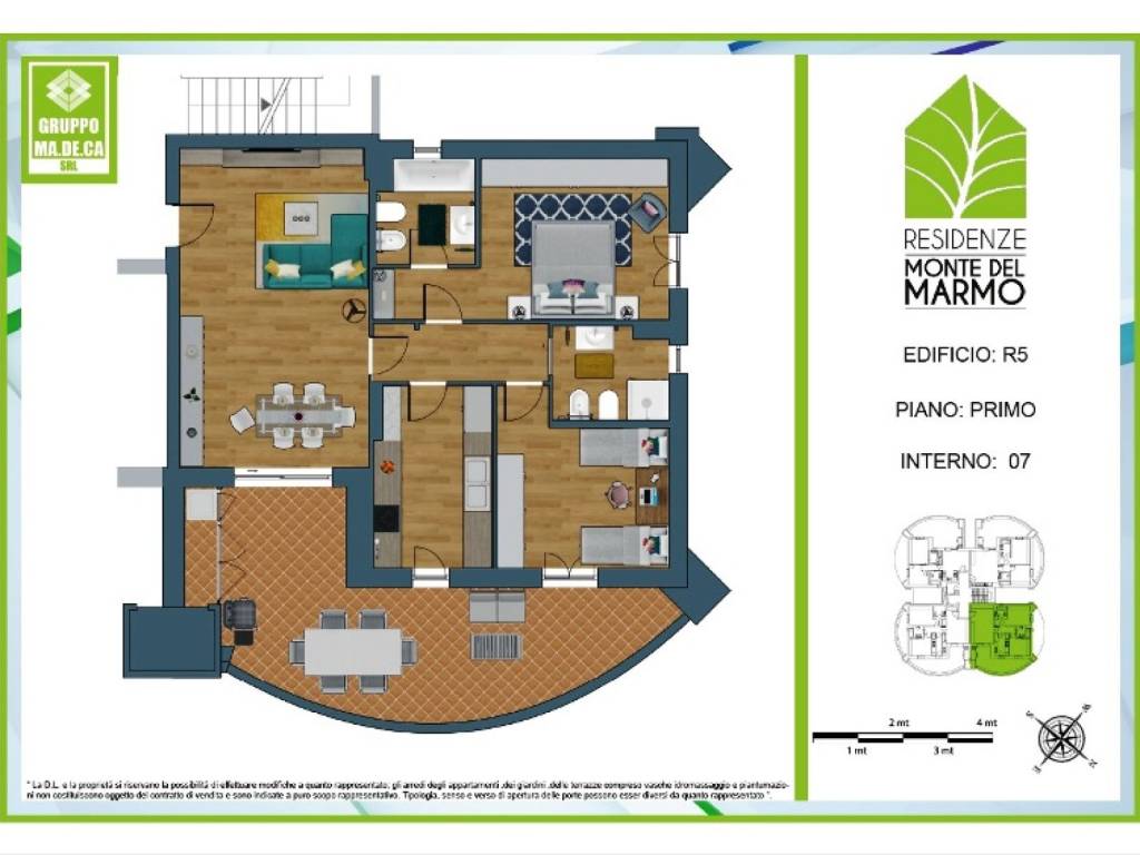 appartamento in vendita a Roma in zona Aurelio
