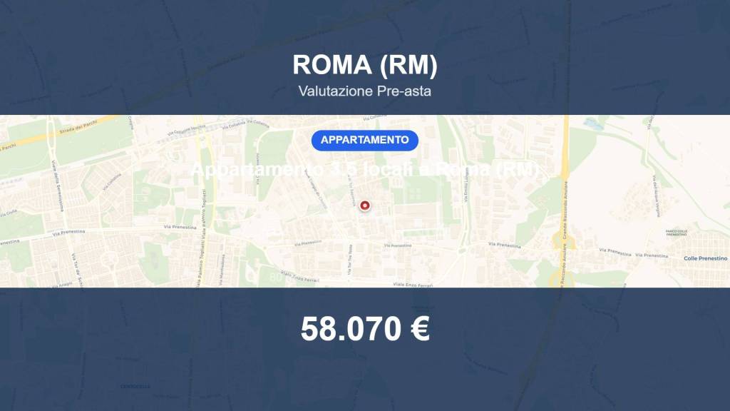 appartamento in vendita a Roma in zona Tor Sapienza