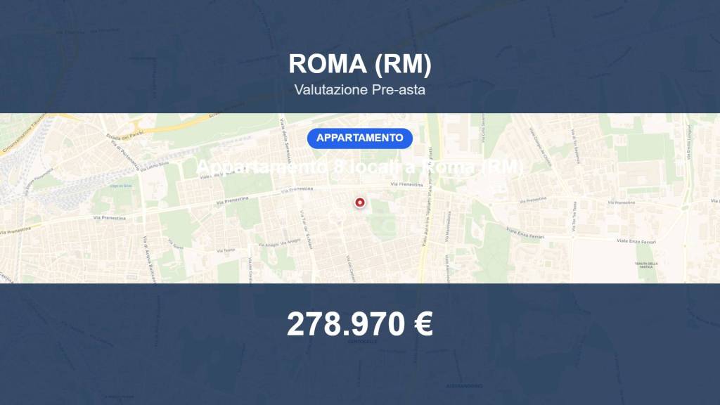 appartamento in vendita a Roma in zona Prenestino-Centocelle