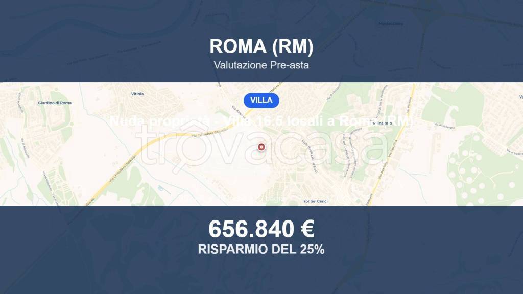 casa indipendente in vendita a Roma in zona Tor de' Cenci