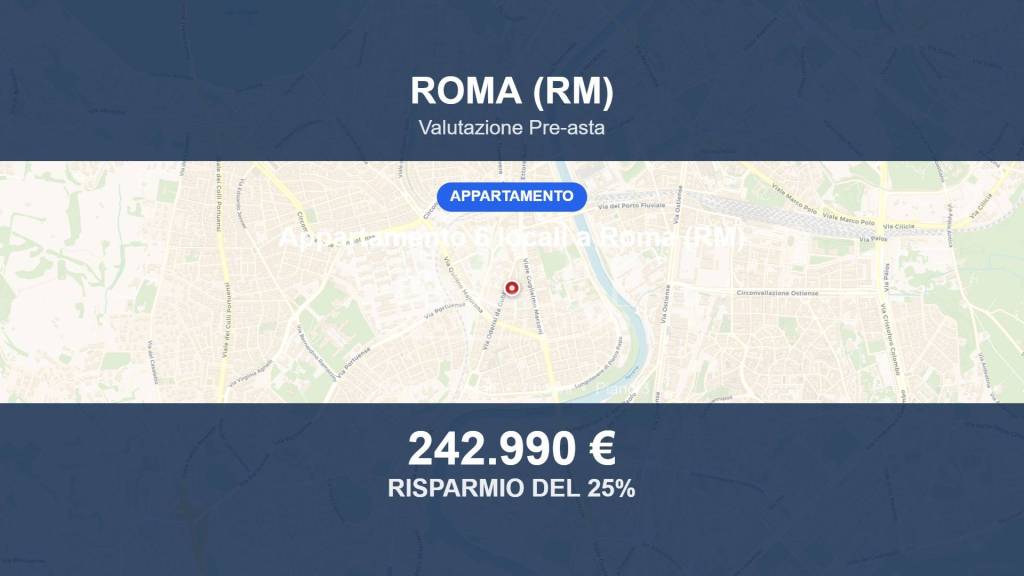 appartamento in vendita a Roma in zona Portuense