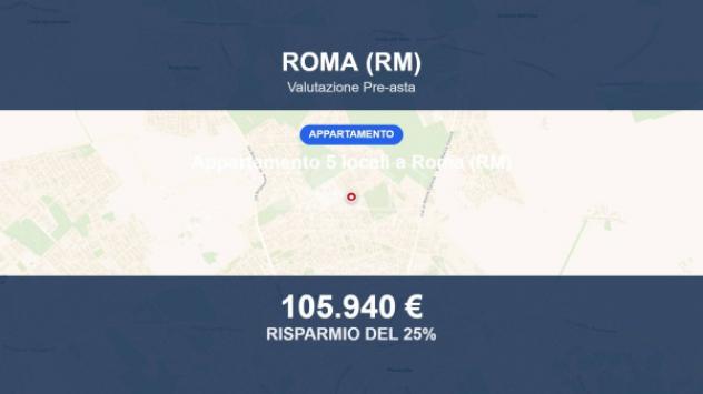appartamento in vendita a Roma in zona Finocchio