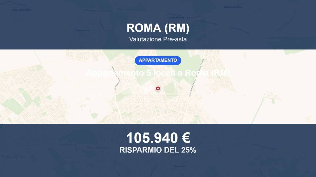 appartamento in vendita a Roma in zona Finocchio