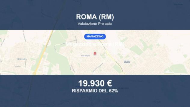 locale commerciale in vendita a Roma in zona Tor Vergata/Torrenova