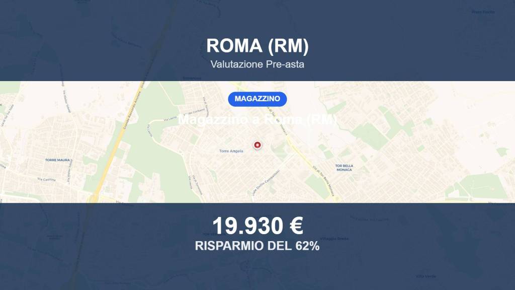 locale commerciale in vendita a Roma in zona Torre Angela
