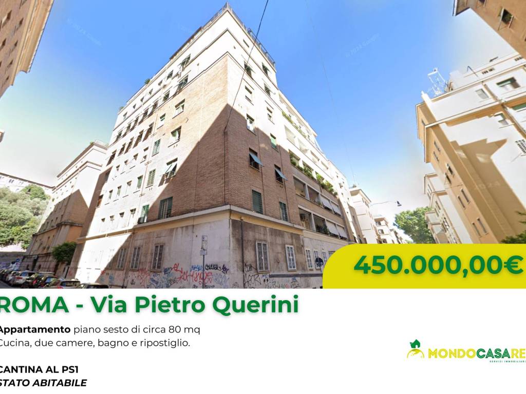 appartamento in vendita a Roma in zona Trastevere