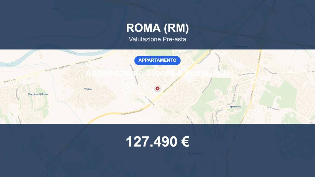 appartamento in vendita a Roma in zona Mezzocammino