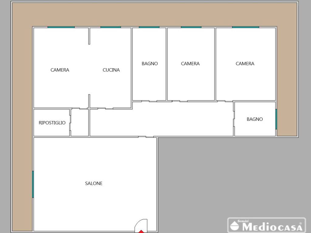 appartamento in vendita a Roma in zona Romanina