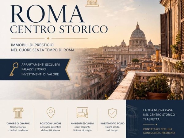 appartamento in vendita a Roma in zona Centro Storico