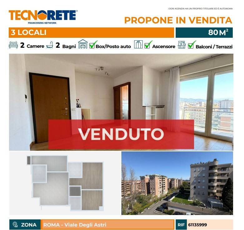 appartamento in vendita a Roma in zona Torrino