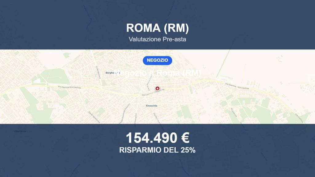negozio in vendita a Roma in zona Finocchio