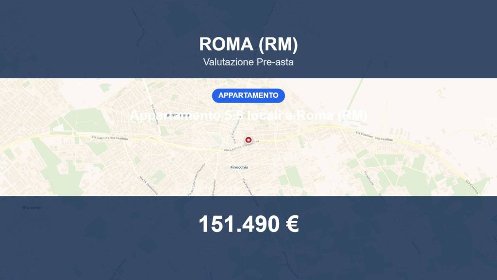 appartamento in vendita a Roma in zona Finocchio