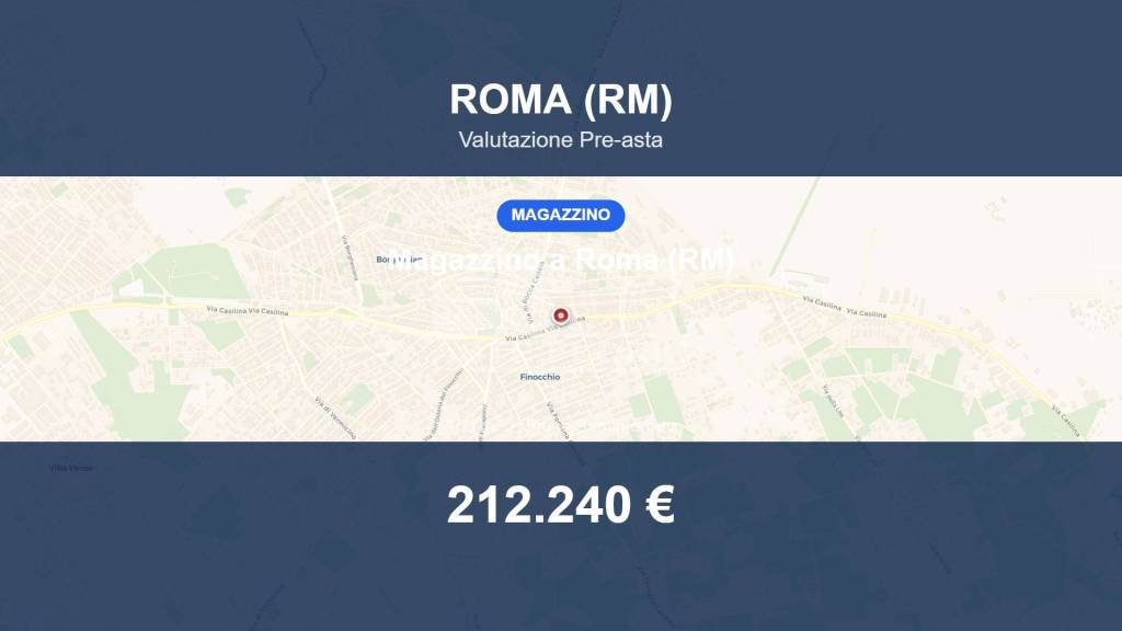 locale commerciale in vendita a Roma in zona Finocchio