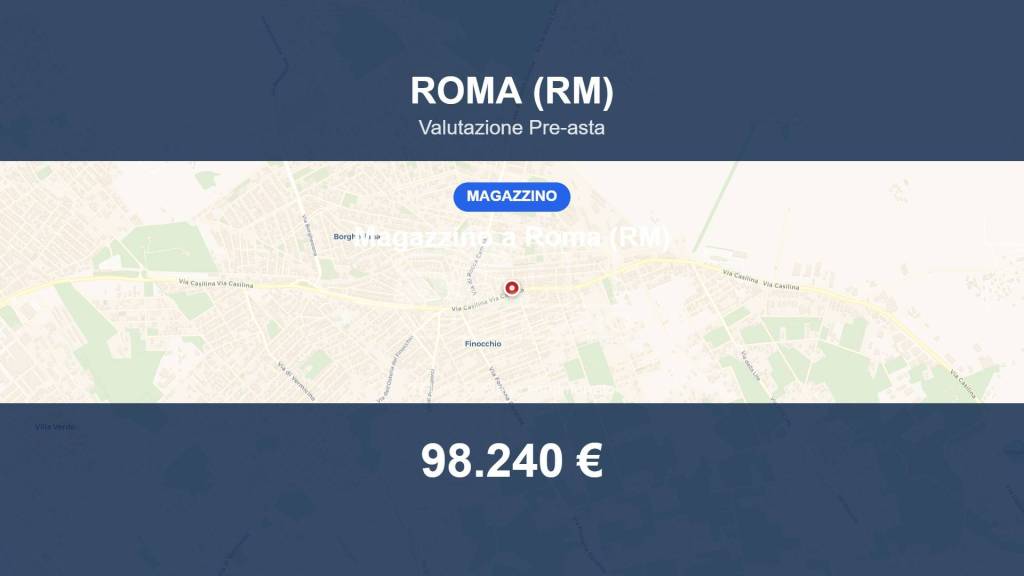 locale commerciale in vendita a Roma in zona Finocchio