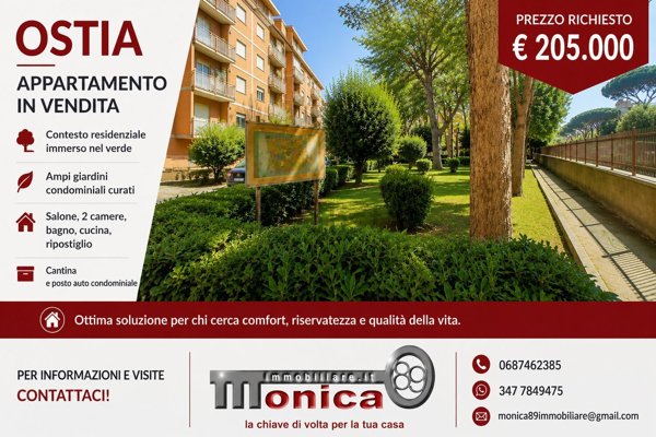 appartamento in vendita a Roma in zona Ostia