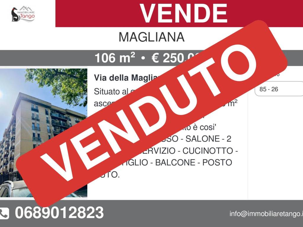 appartamento in vendita a Roma in zona Magliana Vecchia