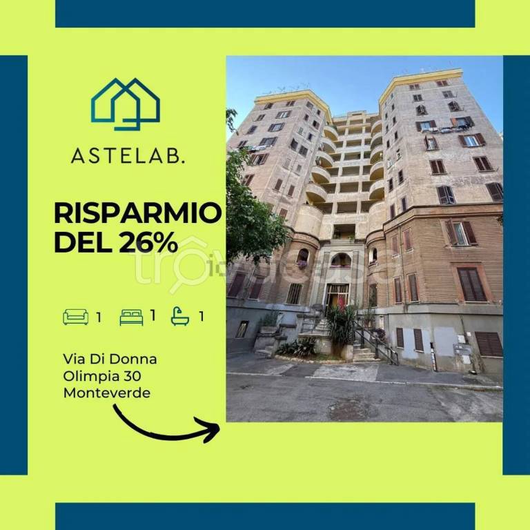 appartamento in vendita a Roma in zona Gianicolense