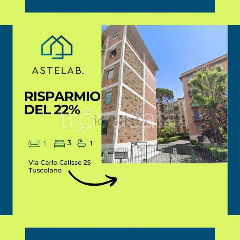 appartamento in vendita a Roma in zona Cinecittà