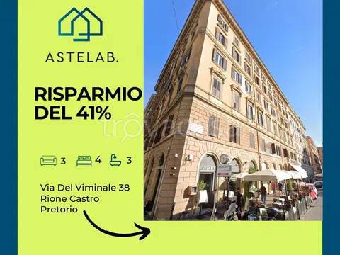 appartamento in vendita a Roma in zona Castro Pretorio