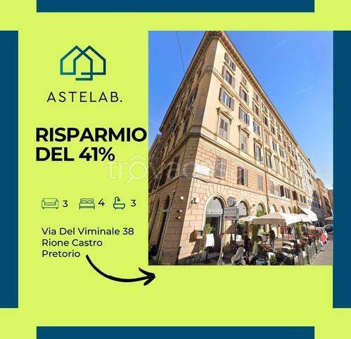 appartamento in vendita a Roma in zona Castro Pretorio