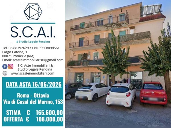 appartamento in vendita a Roma in zona Ottavia