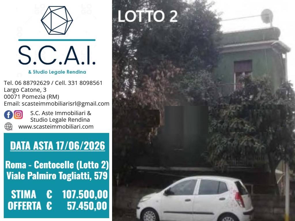 appartamento in vendita a Roma in zona Prenestino-Centocelle