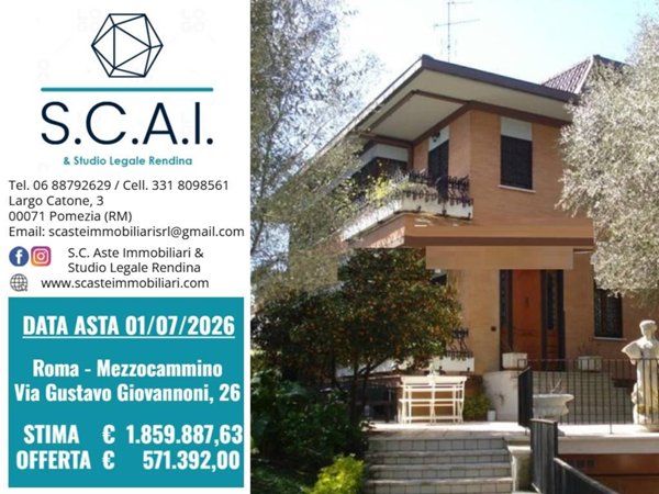 casa indipendente in vendita a Roma in zona Mezzocammino