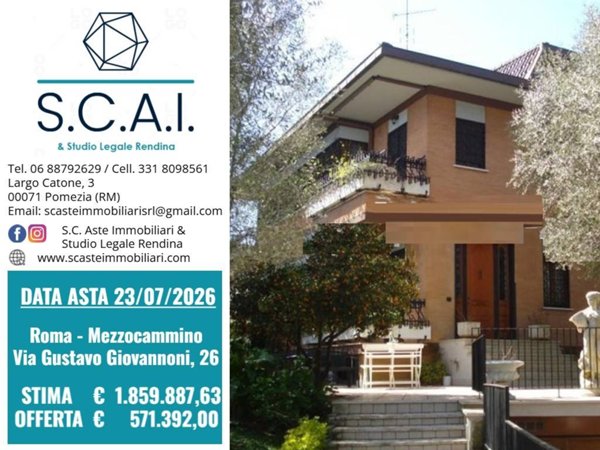 casa indipendente in vendita a Roma in zona Mezzocammino