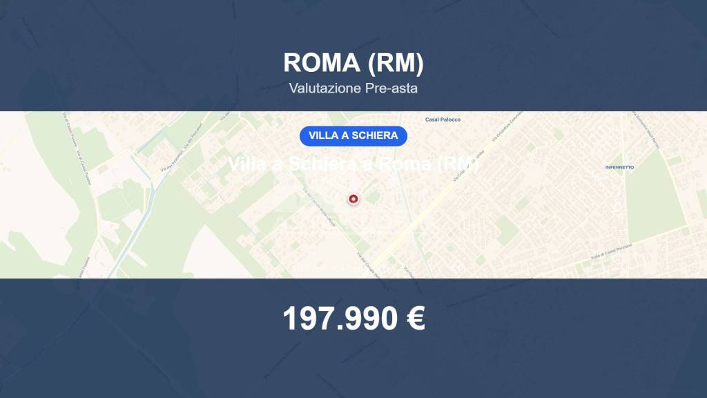 casa indipendente in vendita a Roma in zona Casal Palocco