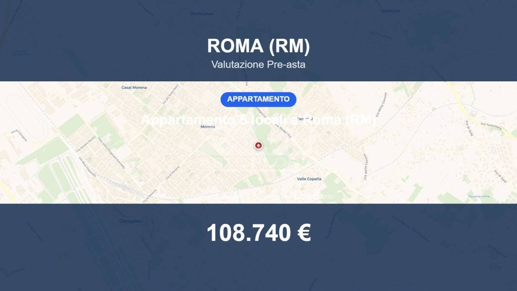 appartamento in vendita a Roma in zona Casal Morena