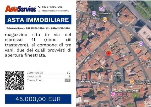 trivano in vendita a Roma in zona Trastevere