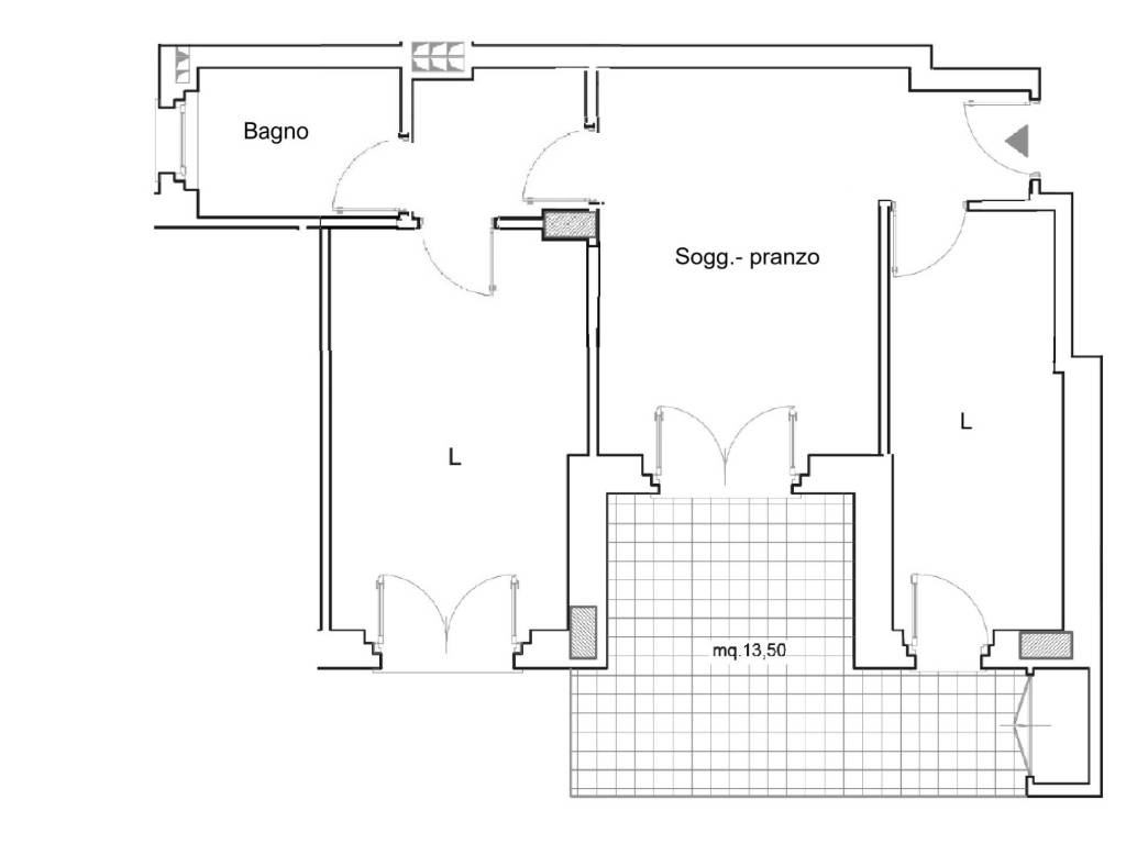 appartamento in vendita a Roma in zona Massimina/Casal Lumbroso