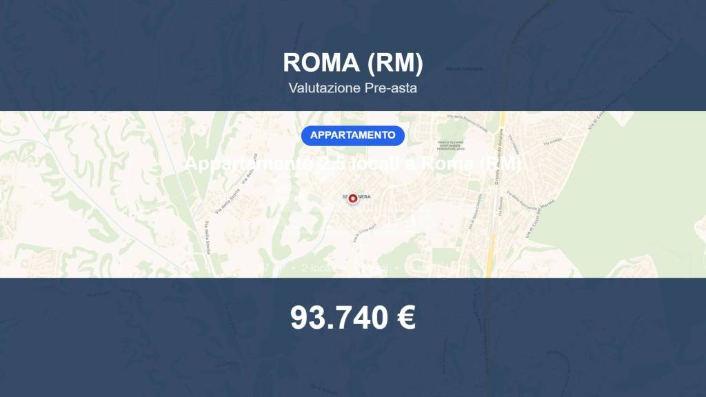 appartamento in vendita a Roma in zona Selva Candida