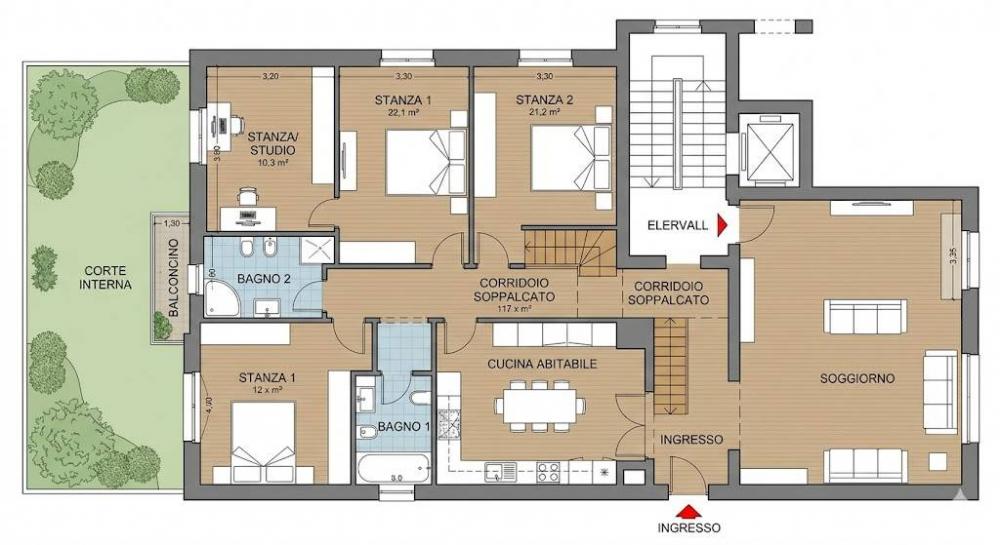 appartamento in vendita a Roma in zona Portuense