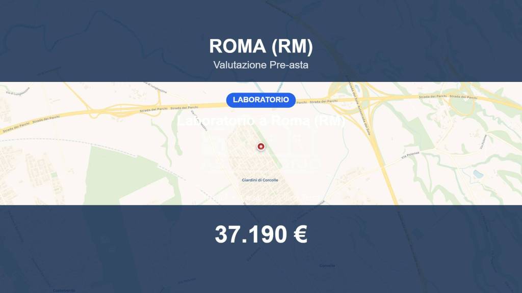 negozio in vendita a Roma in zona Giardini di Corcolle