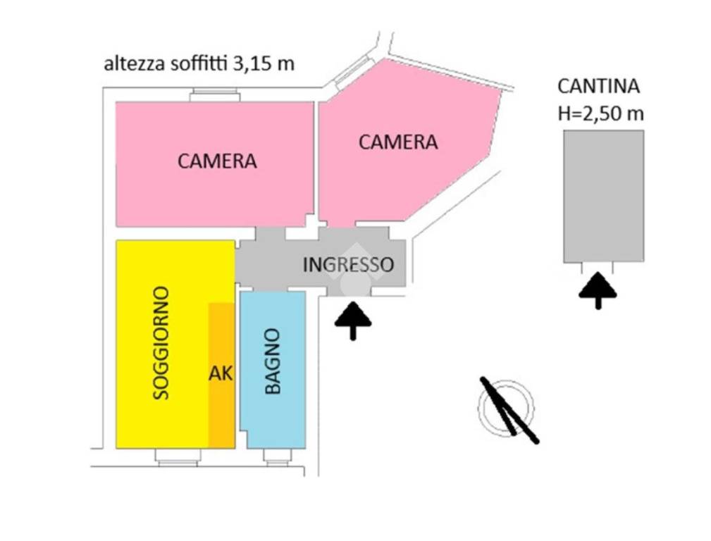 appartamento in vendita a Roma in zona Tiburtino