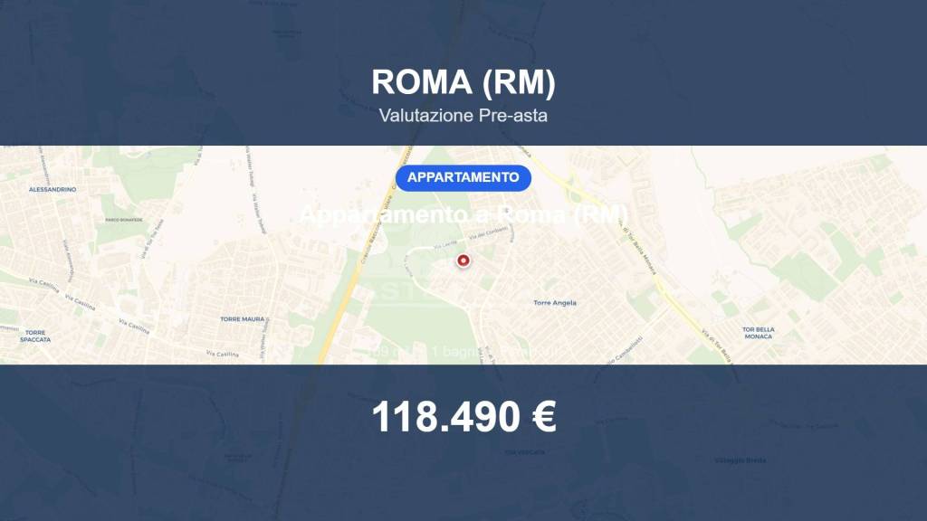 appartamento in vendita a Roma in zona Torre Angela