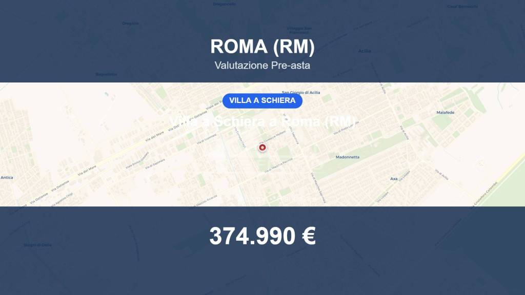 casa indipendente in vendita a Roma in zona Casal Palocco