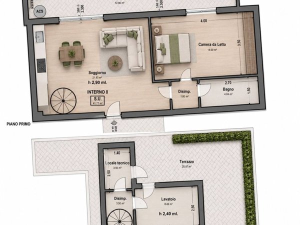appartamento in vendita a Roma in zona Prenestino-Labicano