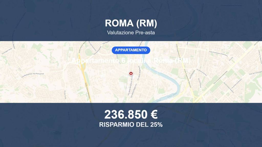 appartamento in vendita a Roma in zona Portuense