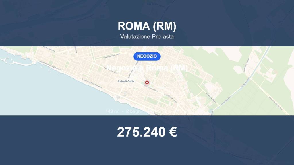 negozio in vendita a Roma in zona Ostia