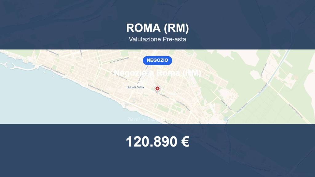 negozio in vendita a Roma in zona Ostia