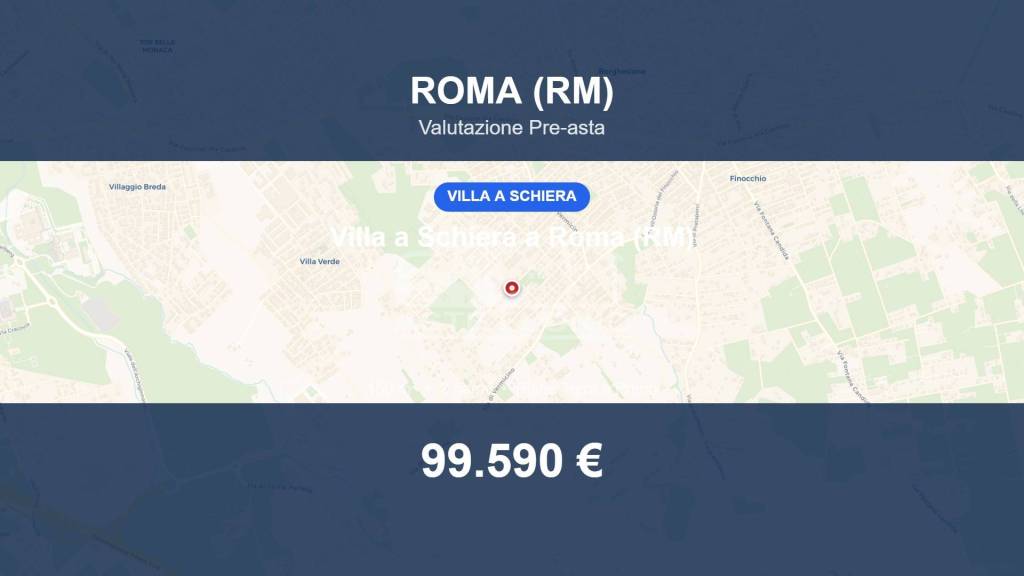 casa indipendente in vendita a Roma in zona Finocchio