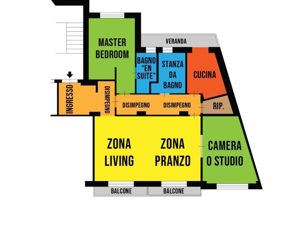 appartamento in vendita a Roma in zona Della Vittoria
