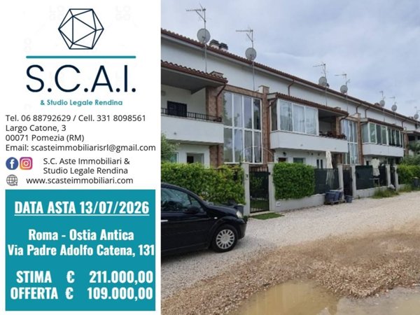 casa indipendente in vendita a Roma in zona Ostia Antica