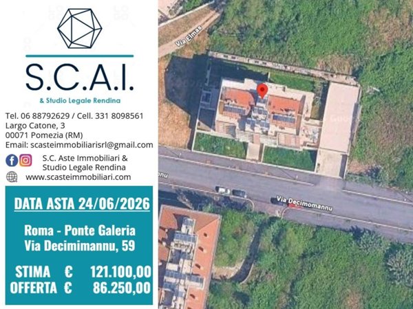 appartamento in vendita a Roma in zona Ponte Galeria