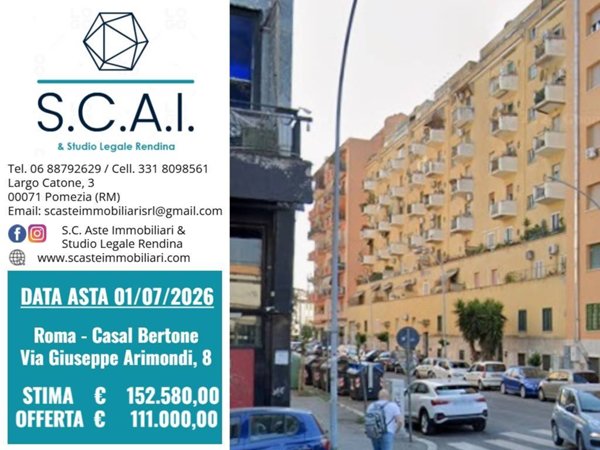 appartamento in vendita a Roma in zona Tiburtino
