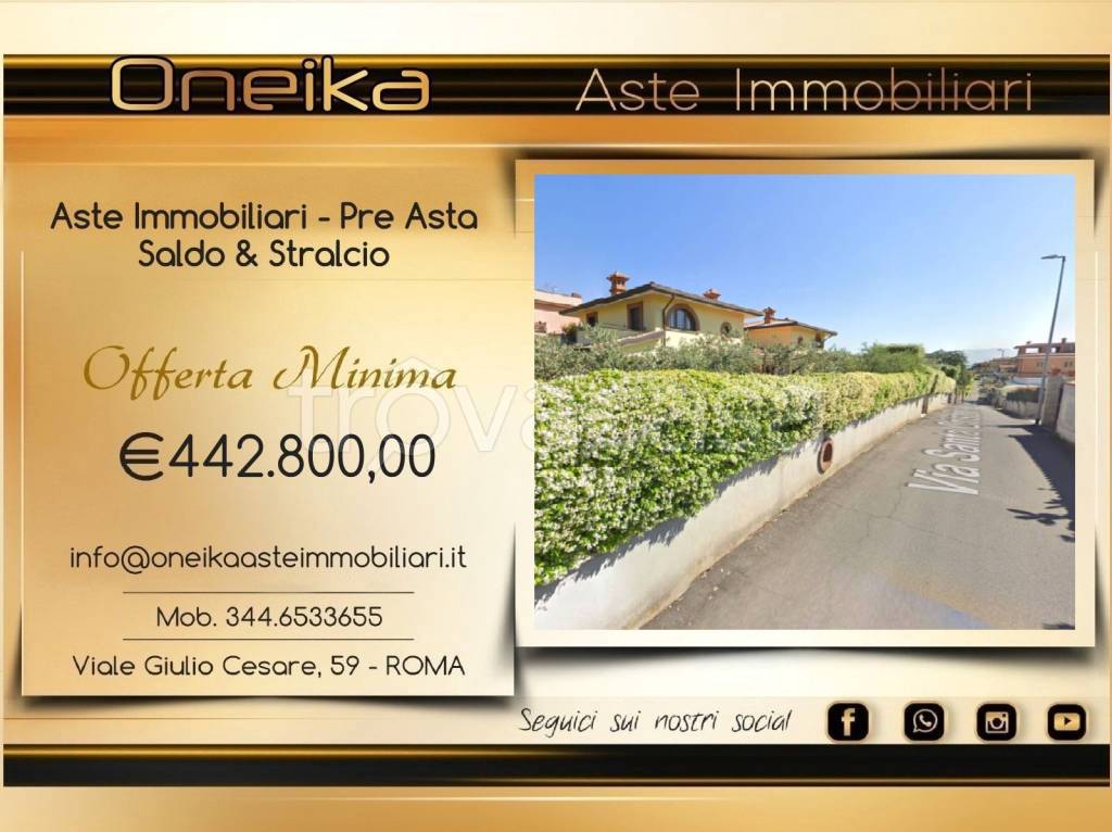 casa indipendente in vendita a Roma in zona Finocchio