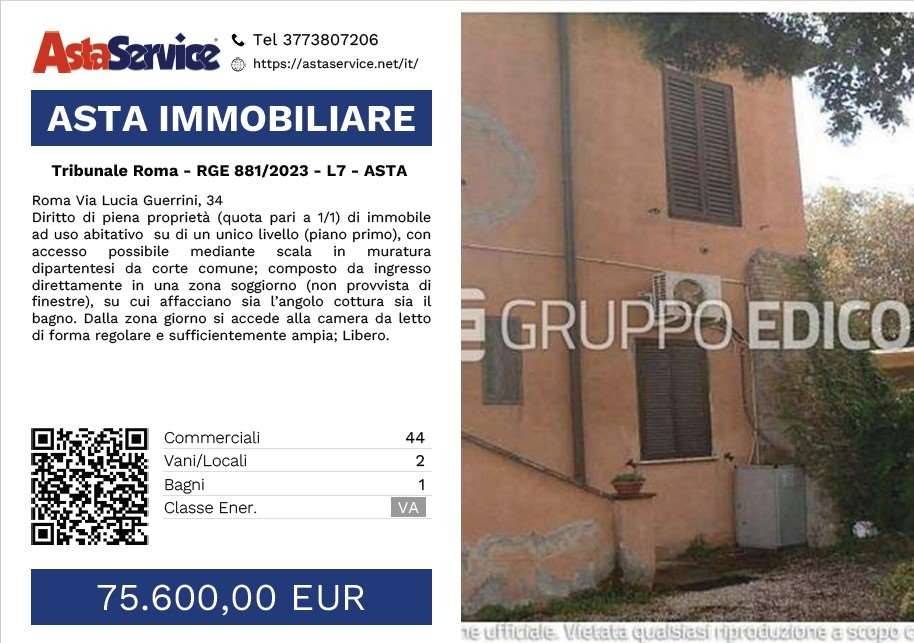 appartamento in vendita a Roma in zona Monte Sacro/Talenti